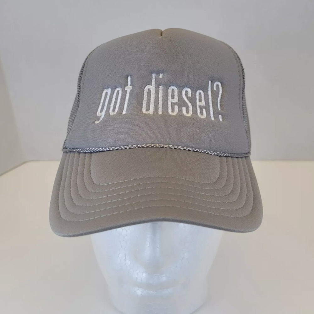 Got Diesel? Gray Trucker Mesh Back Snap Back Otto Hat